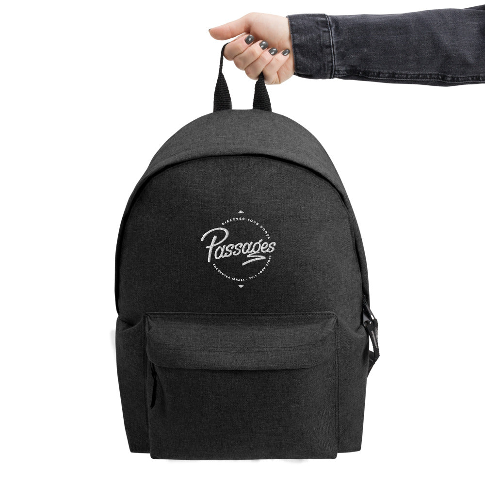 Passages Embroidered Backpack